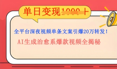 全平台深夜文案新风口：DeepSeek生成百万播放量金句，治愈系内容涨粉速度快4倍-黎夏颜网络